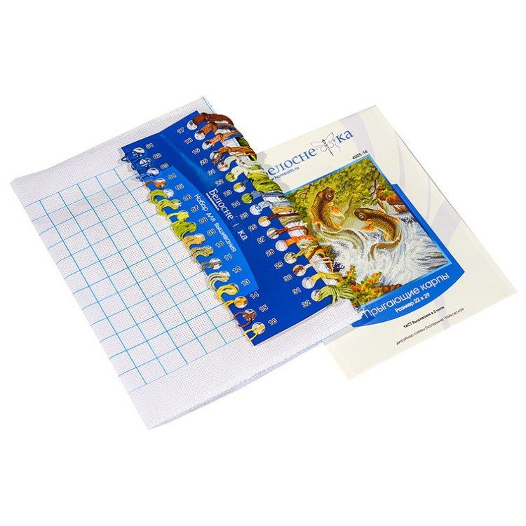 Набор для вышивания «Прыгающие карпы» — картинка 2