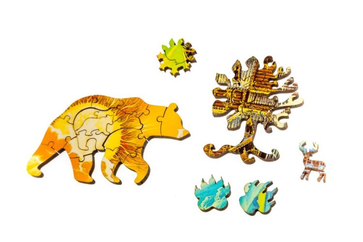 Деревянные пазлы DAVICI «Пробуждение» — картинка 6