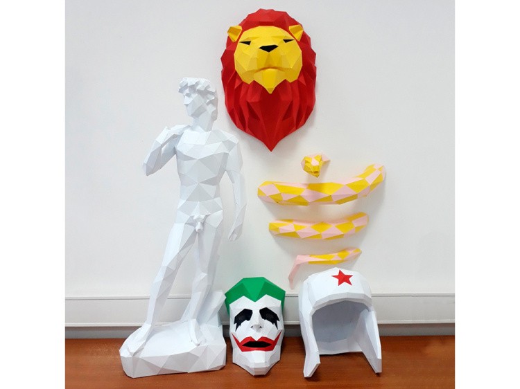 Бумажная модель для склеивания фигура «Статуя Давида» — картинка 6