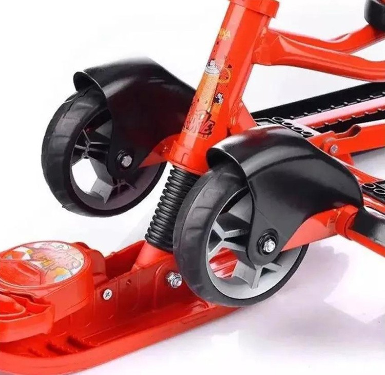 Снегокат детский со спинкой Тимка спорт 6 Граффити — картинка 8