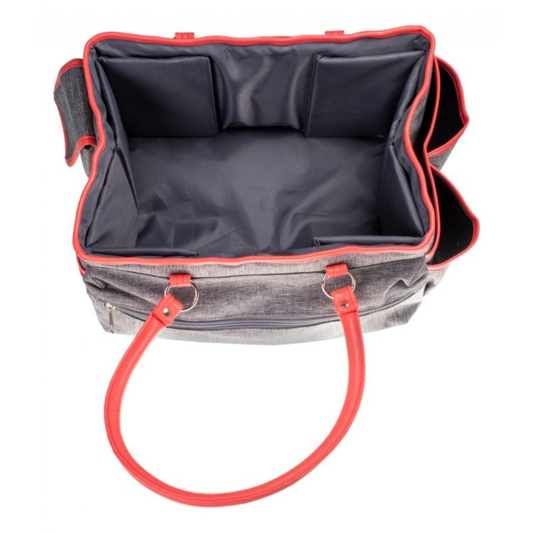 Сумка для рукоделия 29х25х24 см, цвет: серый — картинка 4