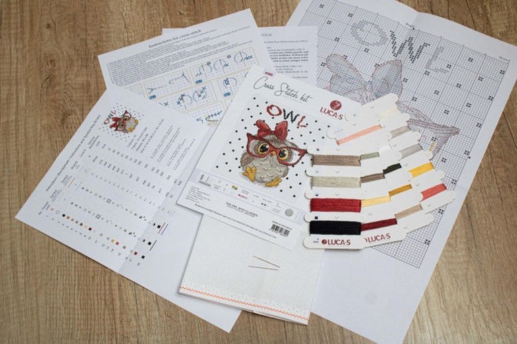 Набор для вышивания «Сова в очках» — картинка 3