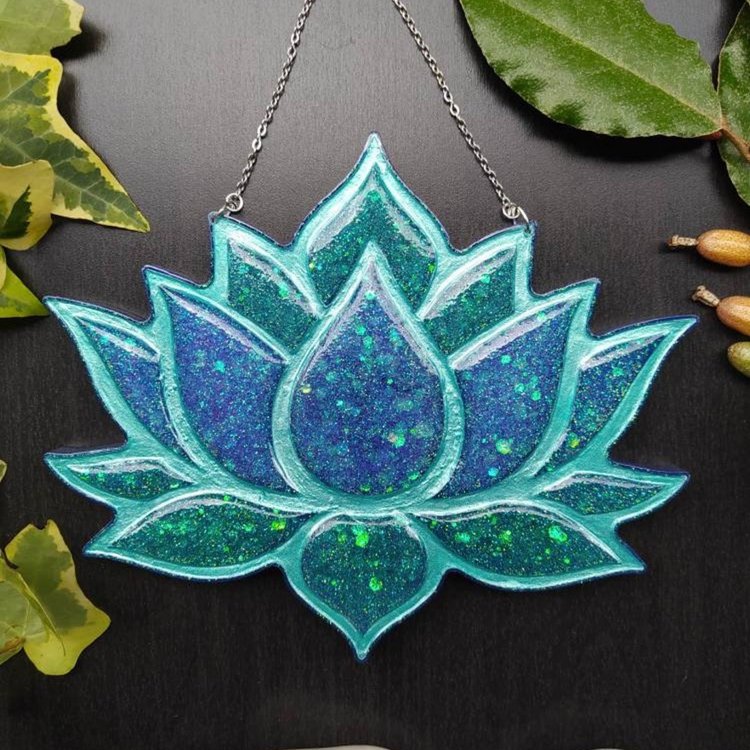 Силиконовый молд Лотос, 16х13 см — картинка 3