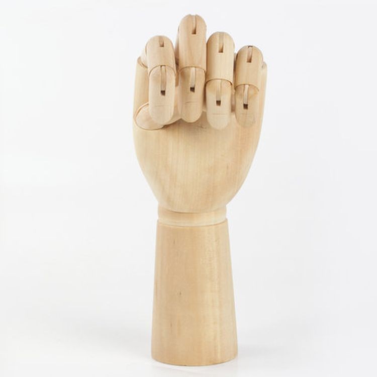 Манекен художественный «Рука», высота 30 см., мужская правая, дерево, BRAUBERG ART CLASSIC — картинка 2