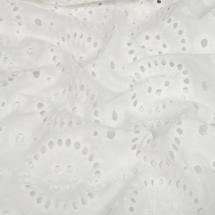 Ткань шитье, 10 м x 150 см, 100 г/м², цвет: белый, TBY — картинка 2