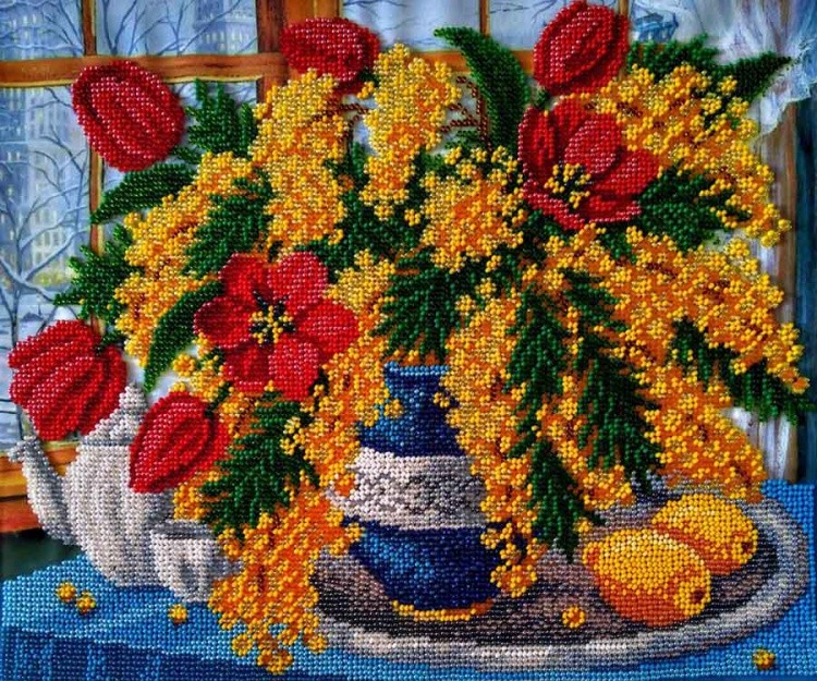 Набор вышивки бисером «Симфония весны» — картинка 3