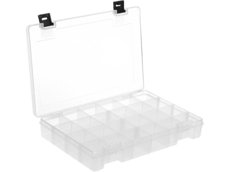 Коробка для мелочей №7 со съемными перегородками Trivol, цвет: прозрачный — картинка 3
