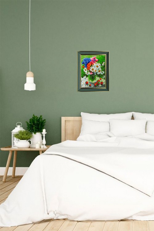 Алмазная вышивка «Дачные цветочки» — картинка 8