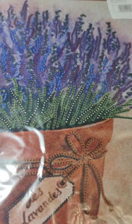 Рисунок на ткани «Нежная лаванда» — картинка 3