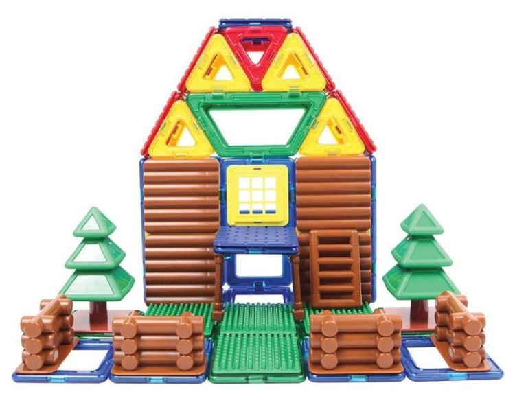 Магнитный конструктор Magformers «Log House Set» — картинка 3