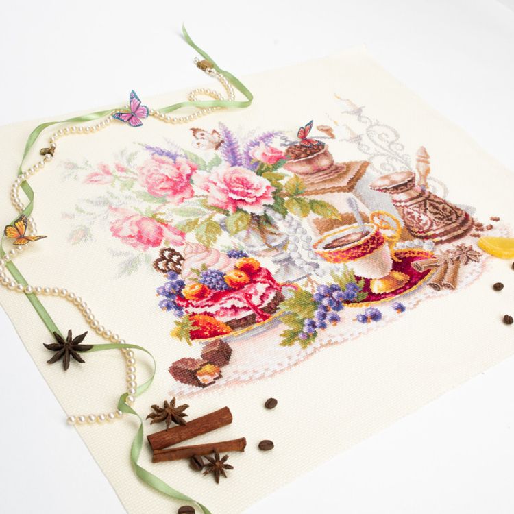 Набор для вышивания «На чашечку кофе...?!» — картинка 2