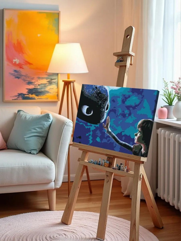 Картина по номерам «Беззубик» — картинка 9