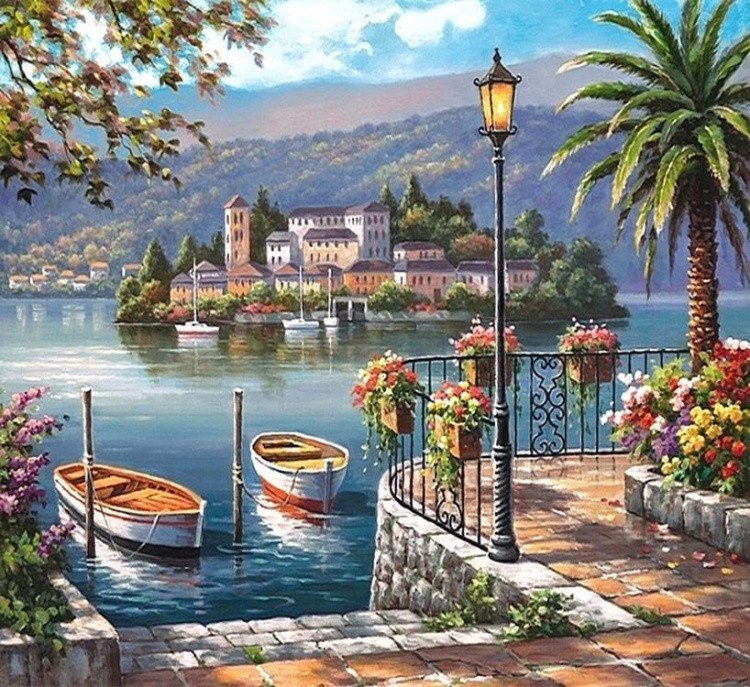 Алмазная вышивка «Прекрасный вид» — картинка 2