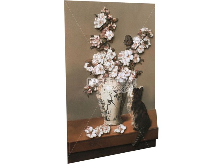 Папертоль «Котенок и весна» — картинка 3