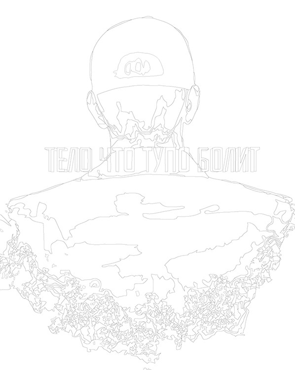 Картина по номерам «Рэпер ЛСП LSP: Тело» — картинка 3