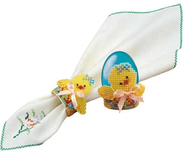 Набор для вышивания «Кольцо для салфеток. Цыпленок» — картинка 3