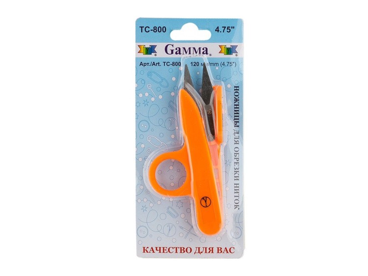 Ножницы Gamma для обрезки ниток, 120 мм — картинка 2