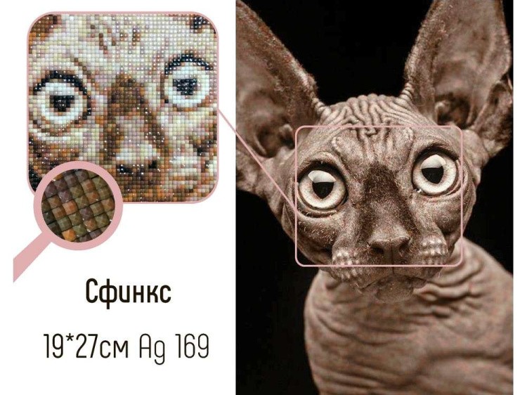 Алмазная вышивка «Сфинкс» — картинка 2