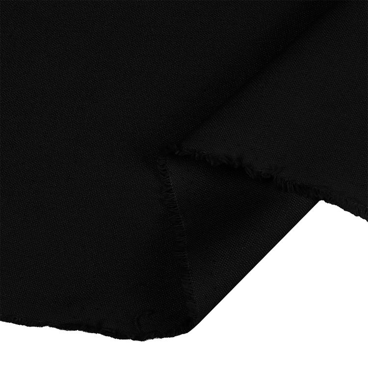 Ткань льняная, 1 м x 140 см, 200 г/м², цвет: черный, TBY — картинка 5