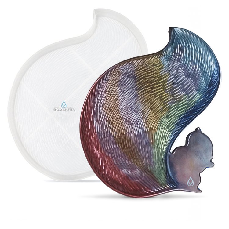 Силиконовый молд - Блюдо белка, 27х21 см — картинка 2