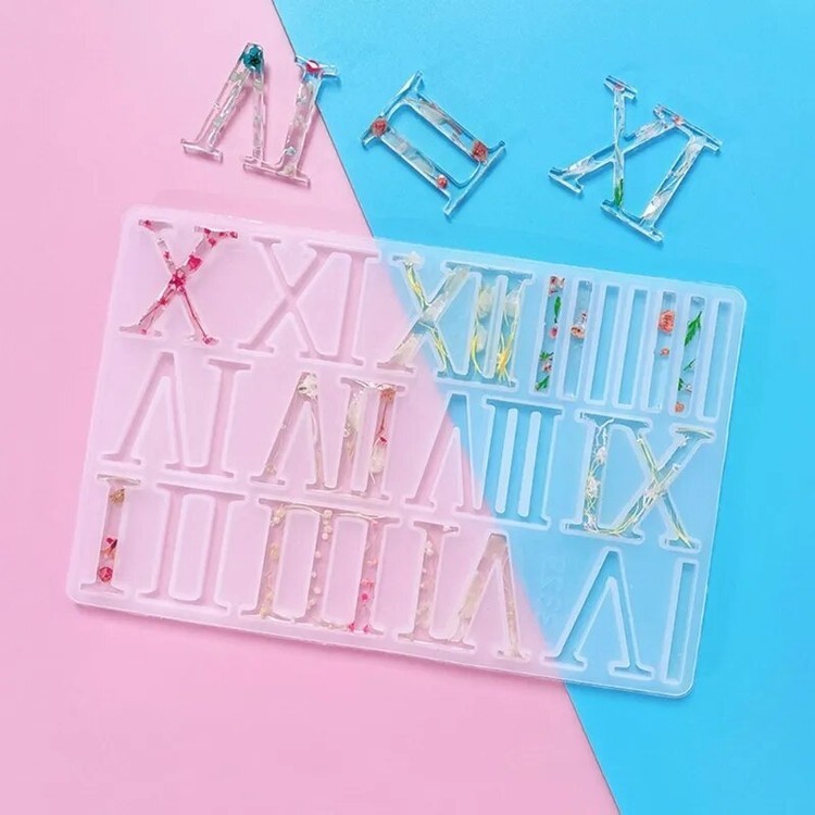 Силиконовый молд - Римские цифры, 18x12см, 1 шт. — картинка 2