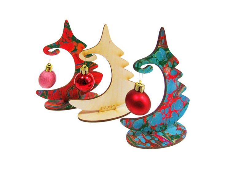 Набор для эбру «Зима» 8 цветов, Ebrusso — картинка 4