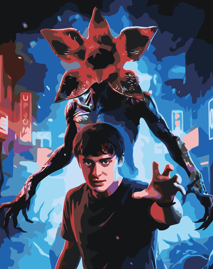 Картина по номерам ОСД Очень странные дела Уилл