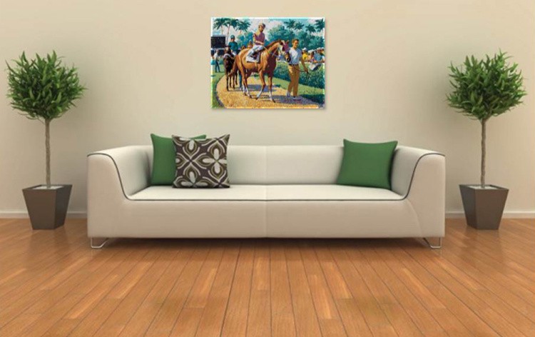 Картина по номерам «Перед скачками» — картинка 2