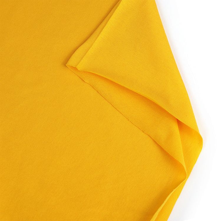 Ткань трикотаж Кулирка хлопок, 6 м, ширина 100+100 см, 145 г/м2, цвет: манго, TBY — картинка 4