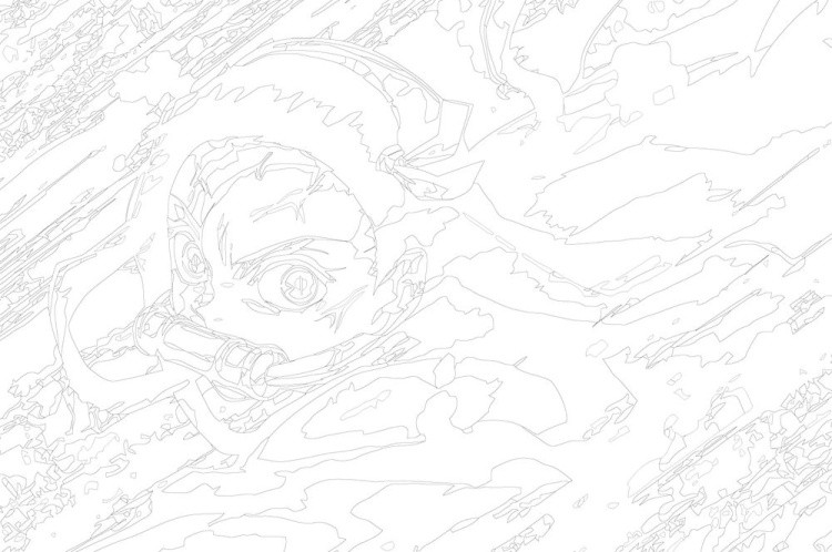 Картина по номерам «Клинок рассекающий демонов: Незуко Камадо 3» — картинка 3