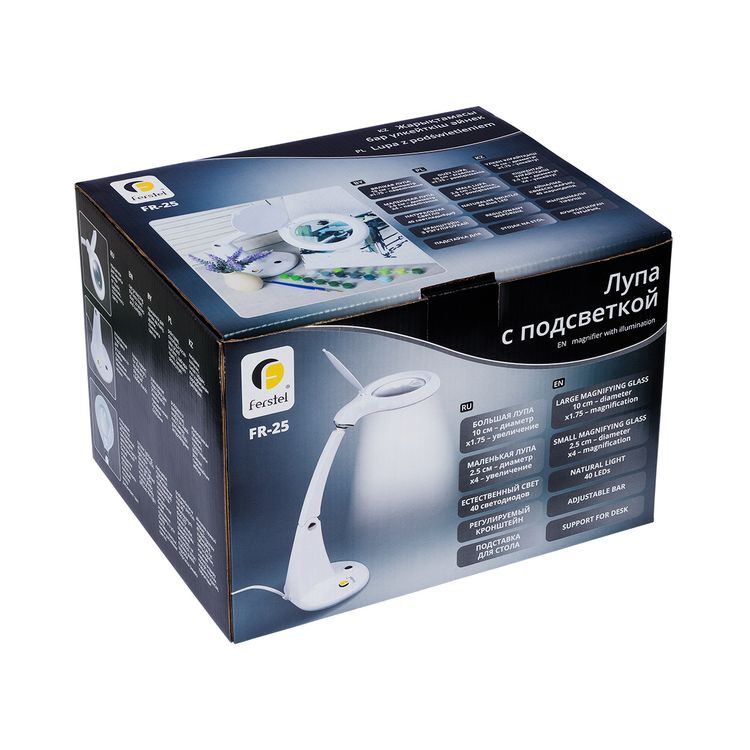 Лупа с подсветкой, FERSTEL — картинка 2