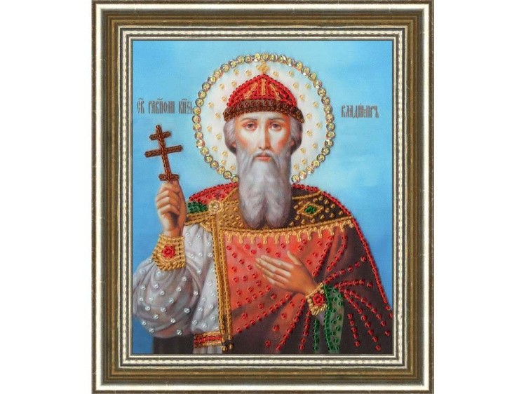 Набор вышивки бисером «Икона Святого Равноапостального Князя Владимира» — картинка 2