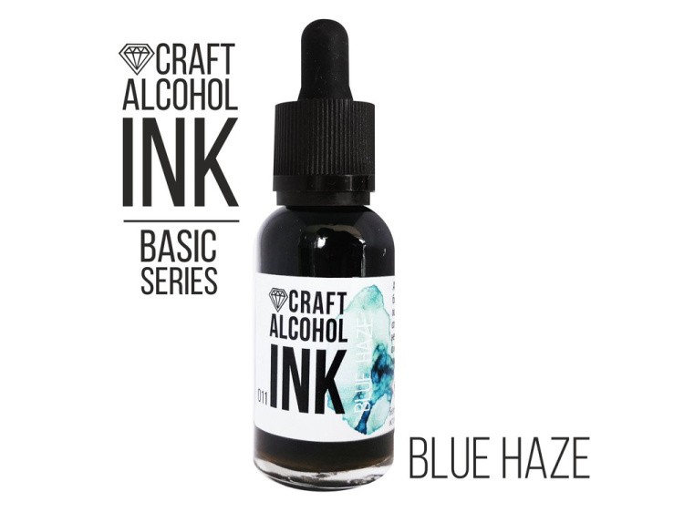 Алкогольные чернила голубая дымка (Blue Haze) 30 мл, Craft Alcohol INK