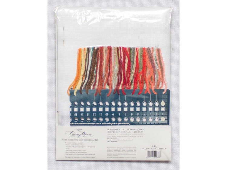 Набор для вышивания «Водопад и пагода» — картинка 6