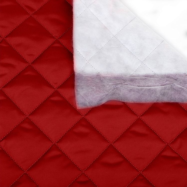 Ткань стежка ниточная Dewspo, ромб 5,5 см, 5 м x 150 см, 230 г/м², цвет: красный, TBY — картинка 2