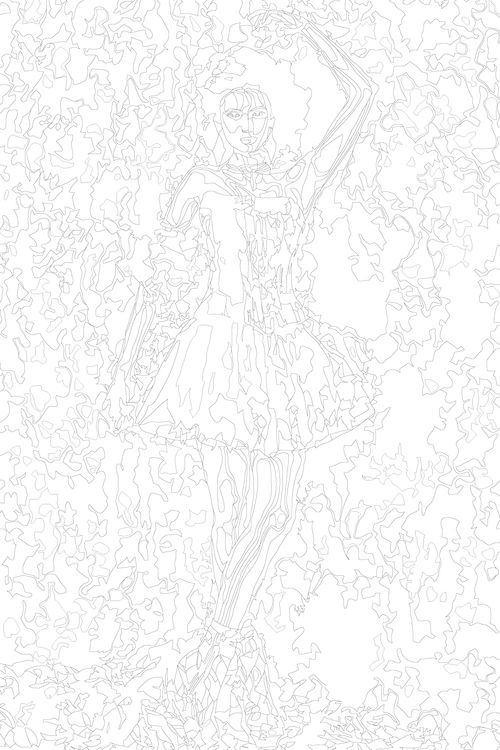 Картина по номерам «Дневники вампира: Елена Гилберт - Нина Добрев» — картинка 3