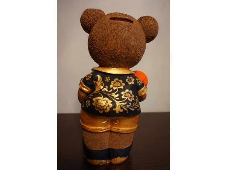 Виниловая копилка-раскраска «Медведь-баскетболист» — картинка 3