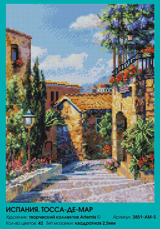 Алмазная вышивка «Испания. Тосса-де-Мар» — картинка 2