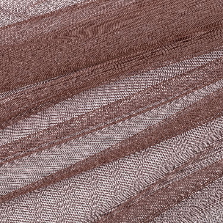 Фатин мягкий в нарезке 11,43 м, ширина 160 см, цвет: коричневый, TBY — картинка 3