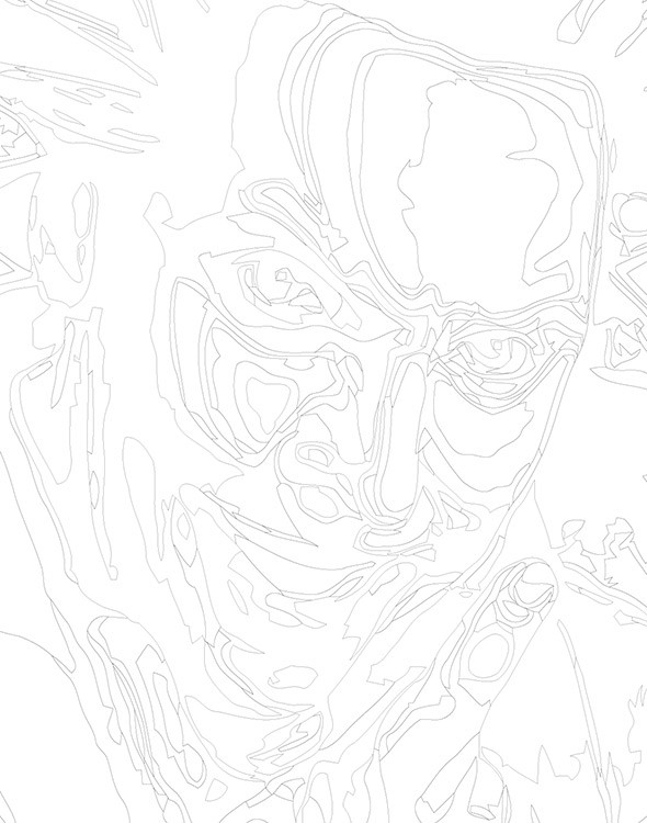 Картина по номерам «КиШ Король и Шут: Арт 2» — картинка 3