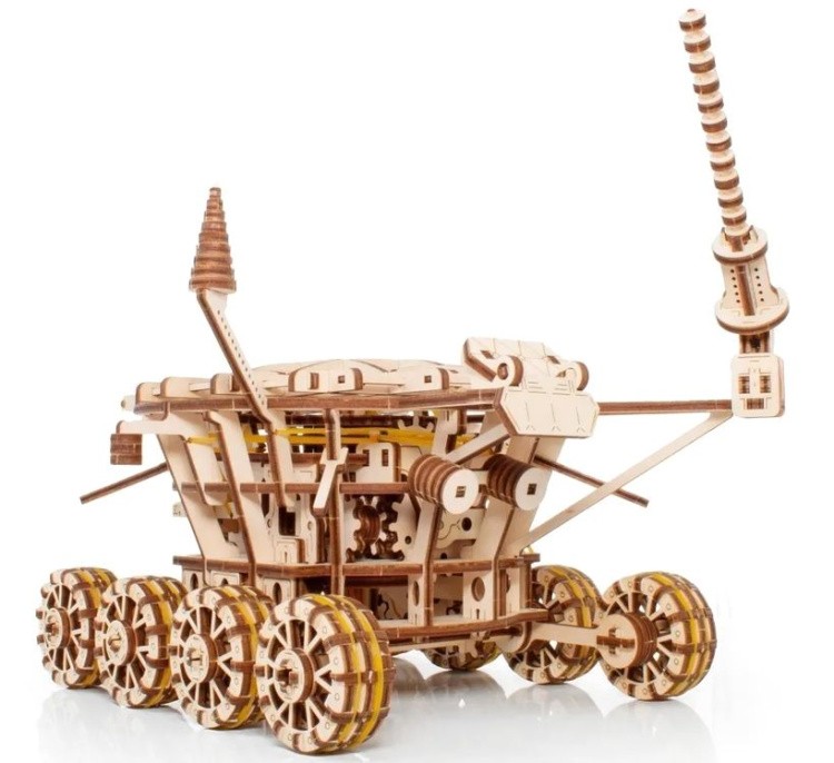 Деревянный конструктор EWA «Робот Луноход» — картинка 8