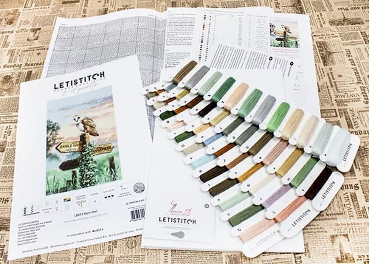 Набор для вышивания «Barn Owl» — картинка 6