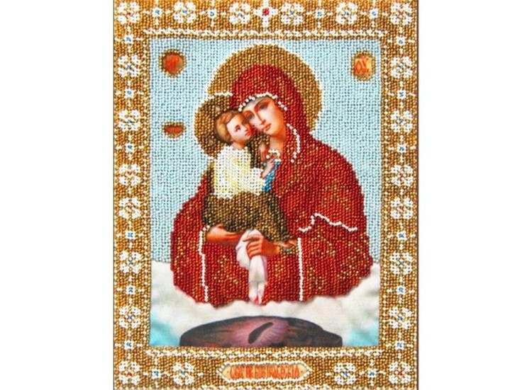 Набор вышивки бисером «Почаевская Богородица»