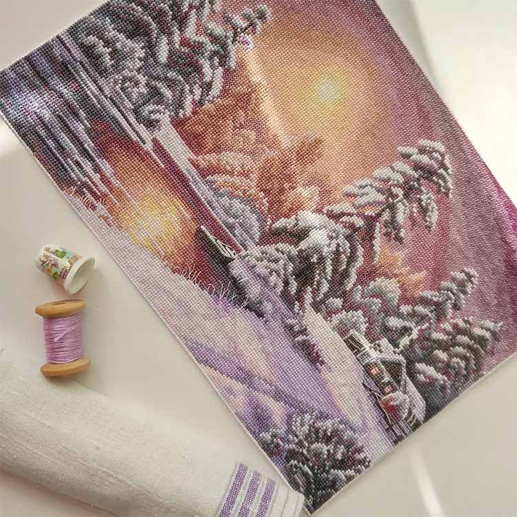 Набор для вышивания «Зимний рассвет» — картинка 3