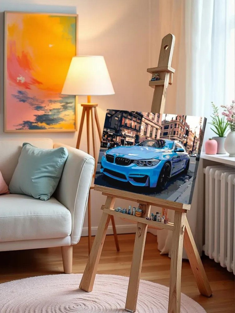 Картина по номерам «Автомобиль» — картинка 9