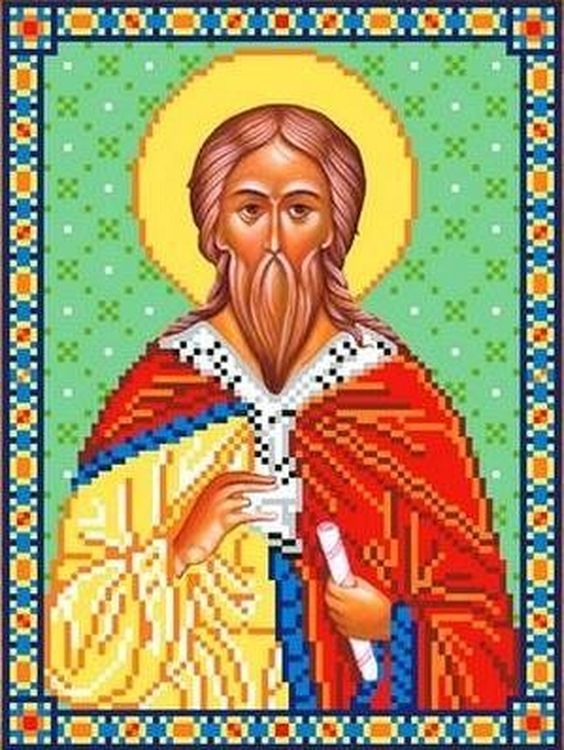Рисунок на ткани «Святой Илья»