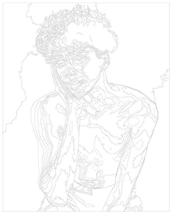 Картина по номерам «Вышел покурить: Юра Авангард 7» — картинка 3