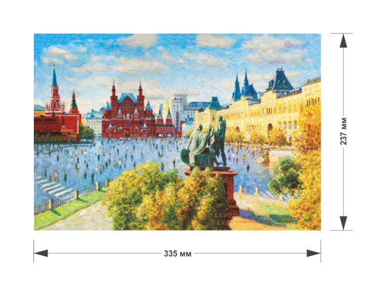 Деревянные пазлы DAVICI «Москва. 870 лет» — картинка 2