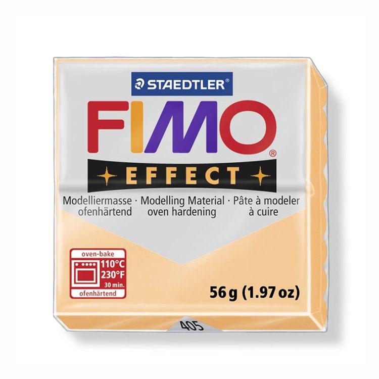 Полимерная глина FIMO Effect, цвет: персиковый, 57 г