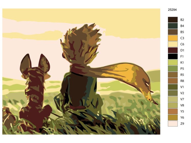 Картина по номерам «Маленький Принц» — картинка 2